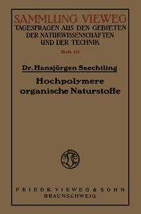 Vorderes Coverbild Hochpolymere organische Naturstoffe