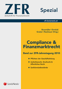 Vorderes Coverbild ZFR Spezial - Compliance & Finanzmarktrecht 2010