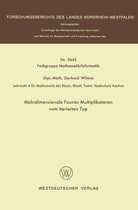 Vorderes Coverbild Mehrdimensionale Fourier Multiplikatoren vom iterierten Typ