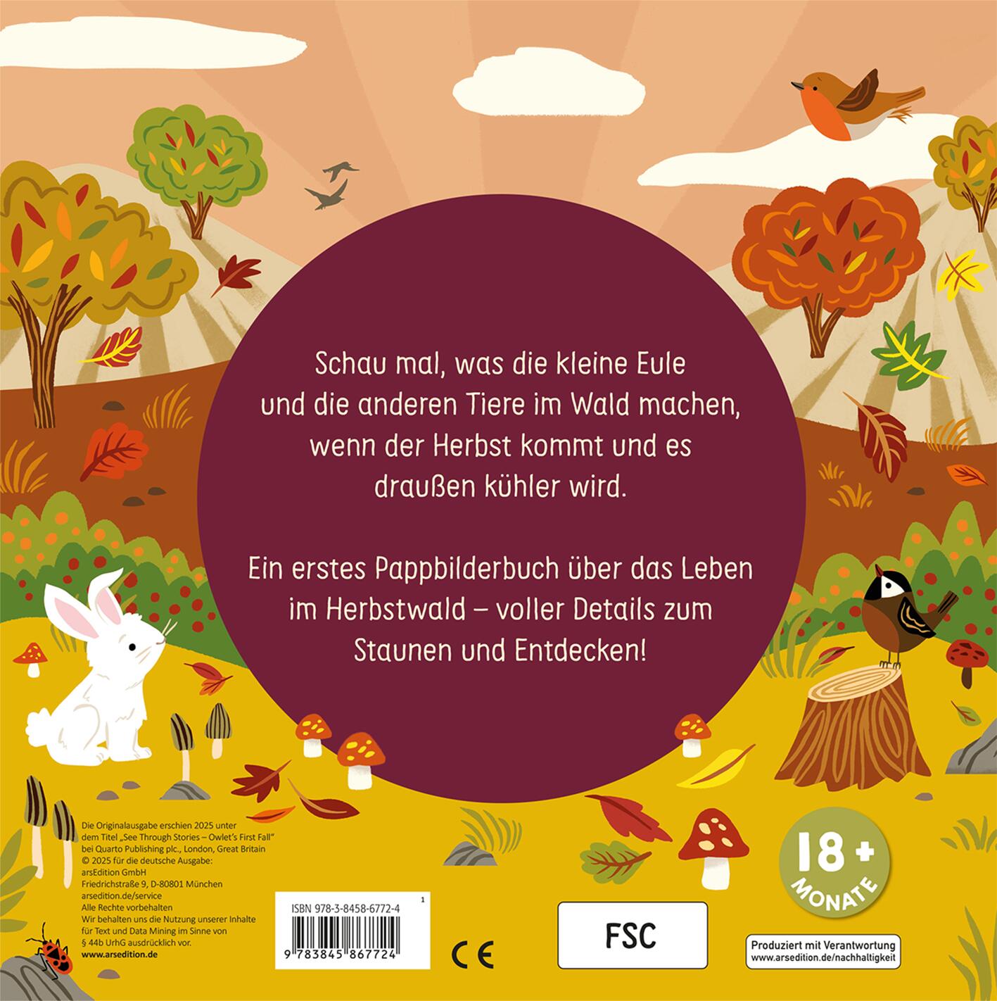 Rückseitencover Was macht die Eule im Herbst?