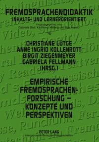 Vorderes Coverbild Empirische Fremdsprachenforschung – Konzepte und Perspektiven