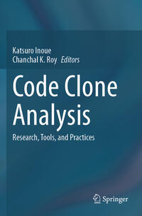 Vorderes Coverbild Code Clone Analysis