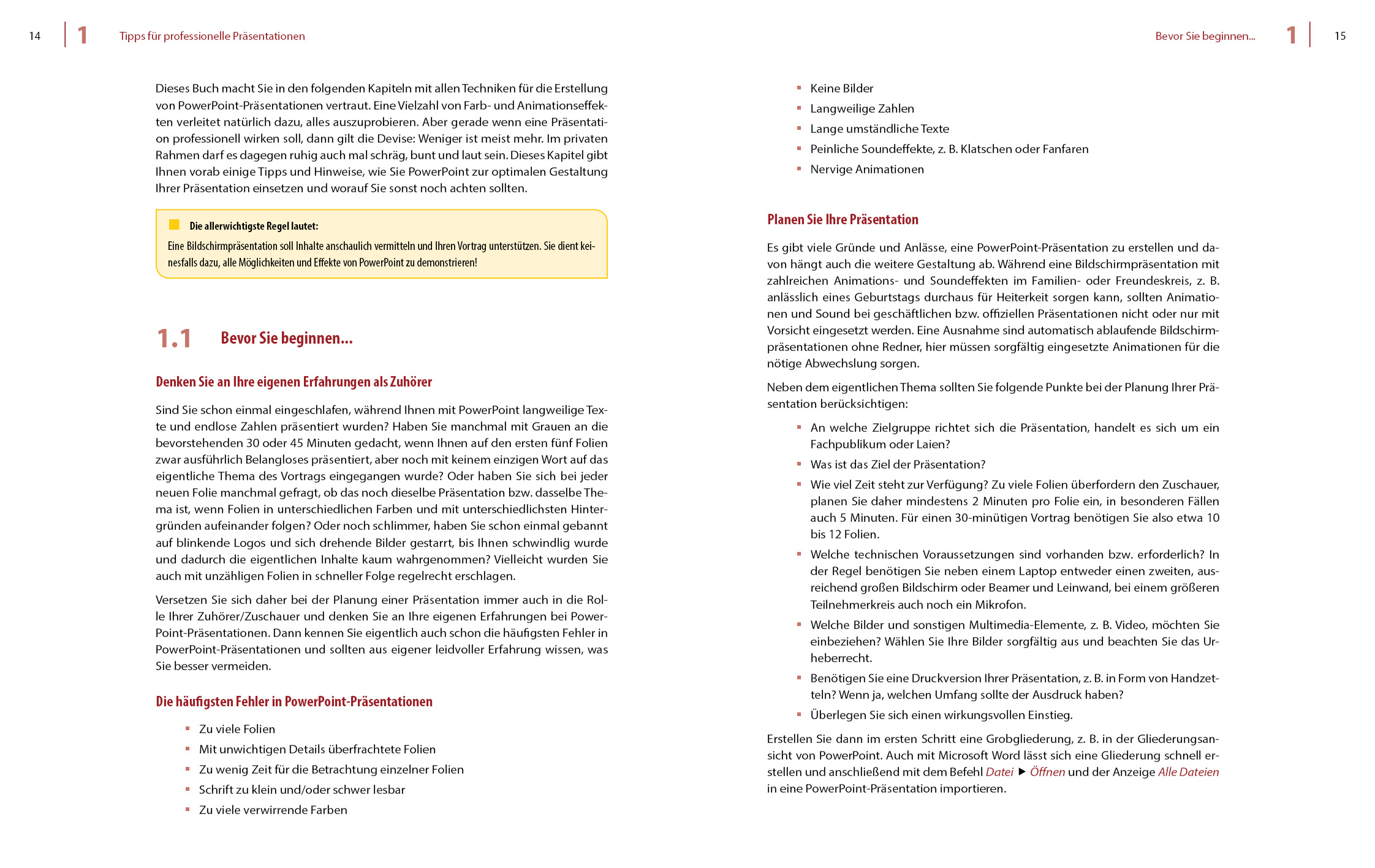 Beispielinhalt (Bild) PowerPoint 2021, 2019 + Microsoft 365