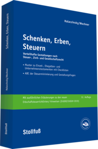 Vorderes Coverbild Schenken, Erben, Steuern - online