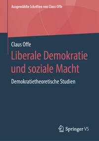 Vorderes Coverbild Liberale Demokratie und soziale Macht