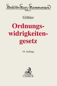 Vorderes Coverbild Gesetz über Ordnungswidrigkeiten