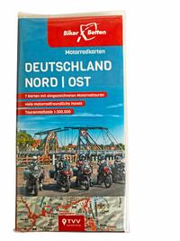 Vorderes Coverbild Motorradkarten Set Deutschland Nord-Ost