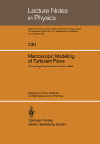 Vorderes Coverbild Macroscopic Modelling of Turbulent Flows