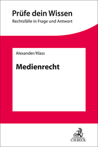 Vorderes Coverbild Medienrecht