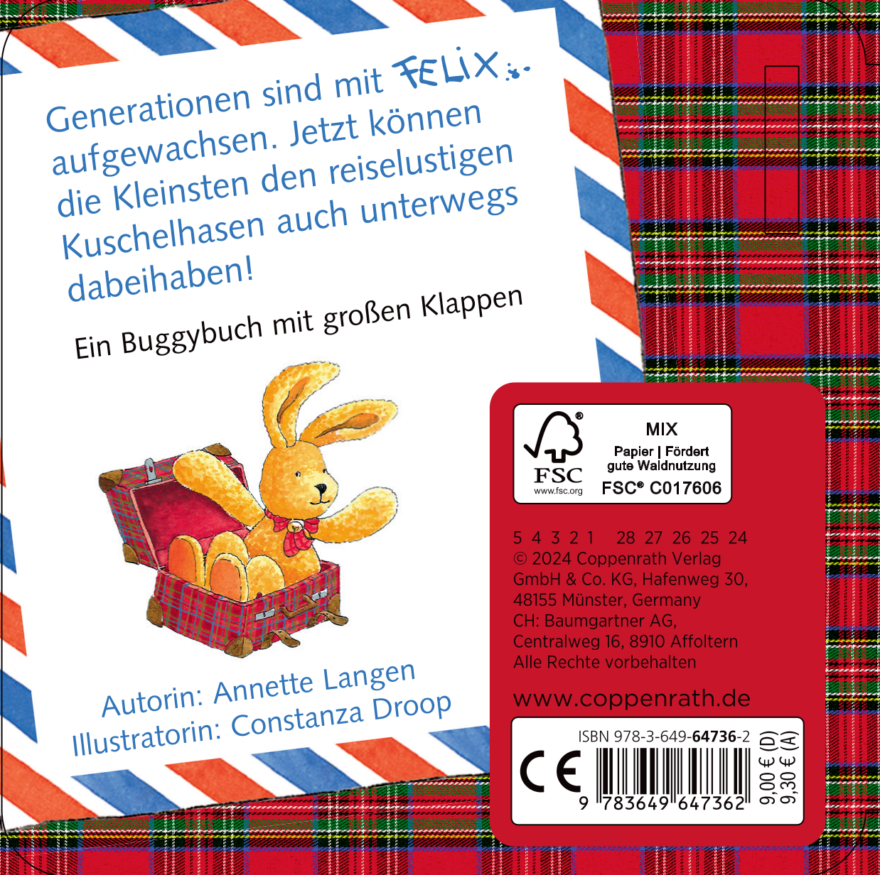 Rückseitencover Felix, wo bist du? (Buggybuch)