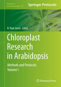 Vorderes Coverbild Chloroplast Research in Arabidopsis