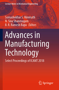 Vorderes Coverbild Advances in Manufacturing Technology