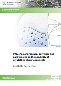 Vorderes Coverbild Influence of pressure, polymers and particle size on the solubility of crystalline pharmaceuticals