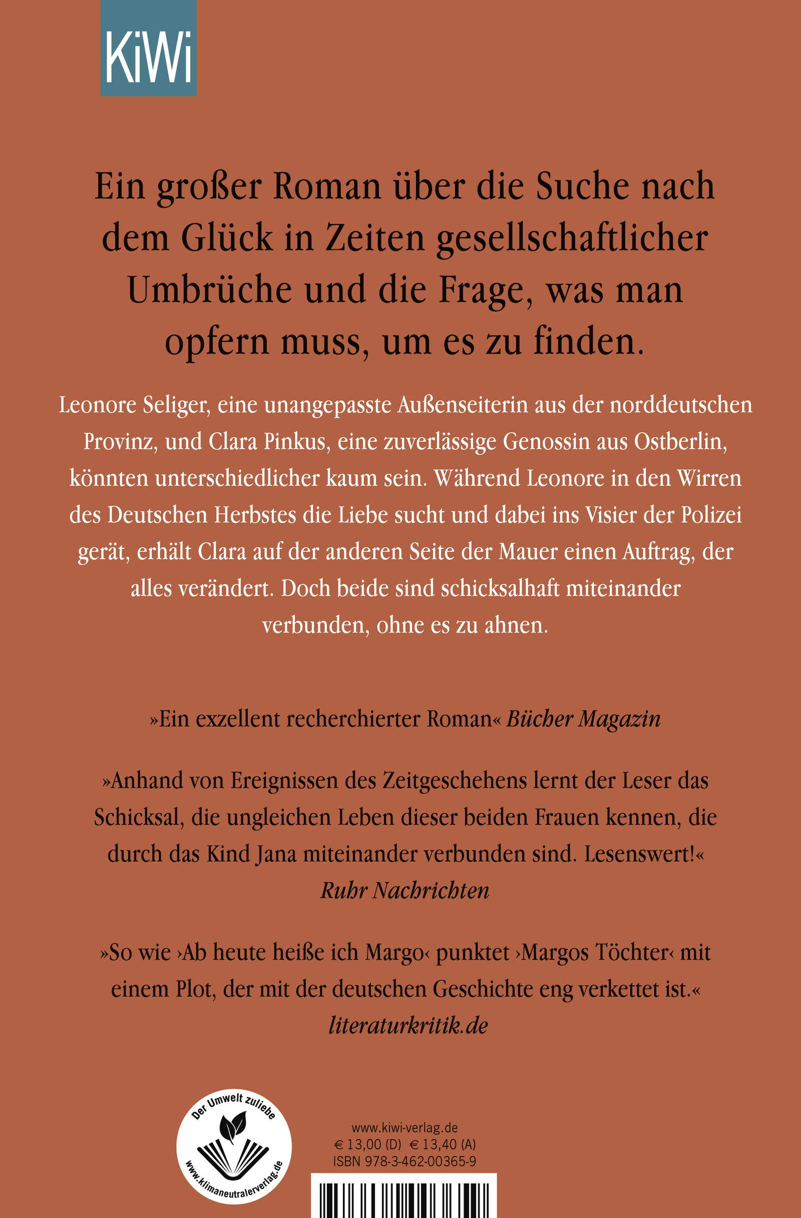 Rückseitencover Margos Töchter