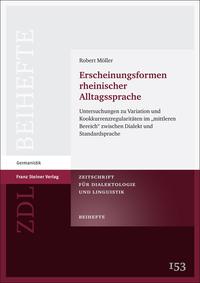 Vorderes Coverbild Erscheinungsformen rheinischer Alltagssprache