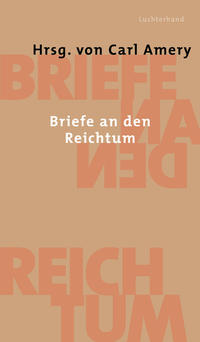 Vorderes Coverbild Briefe an den Reichtum