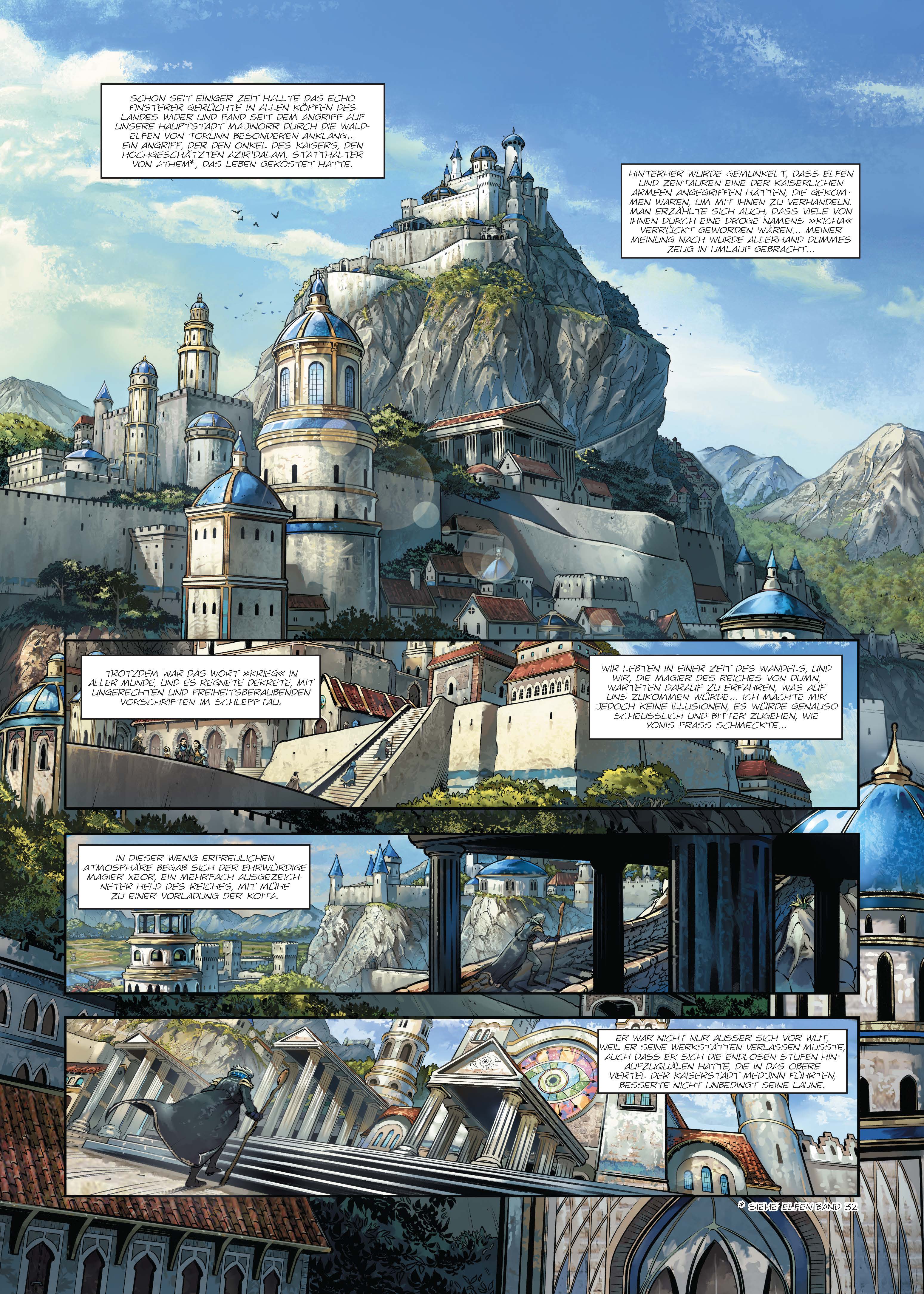 Beispielinhalt (Bild) Magier. Band 10 – Die Kriege von Arran