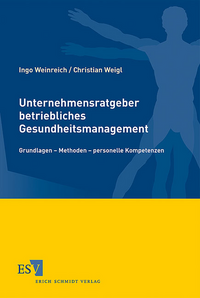 Vorderes Coverbild Unternehmensratgeber betriebliches Gesundheitsmanagement