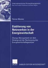 Vorderes Coverbild Etablierung von Netzwerken in der Energiewirtschaft