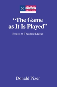 Vorderes Coverbild "The Game as It Is Played"