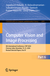 Vorderes Coverbild Computer Vision and Image Processing