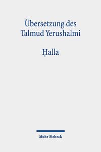 Vorderes Coverbild Übersetzung des Talmud Yerushalmi