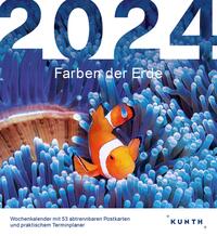 Vorderes Coverbild Farben der Erde - KUNTH Postkartenkalender 2024