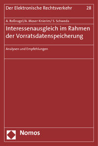Vorderes Coverbild Interessenausgleich im Rahmen der Vorratsdatenspeicherung