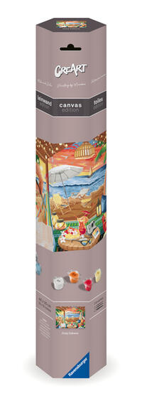Vorderes Coverbild CreArt Canvas Leinwand - Gemütliche Strandhütte