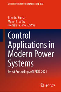 Vorderes Coverbild Control Applications in Modern Power Systems
