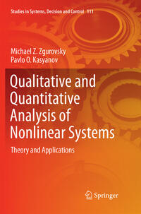 Vorderes Coverbild Qualitative and Quantitative Analysis of Nonlinear Systems