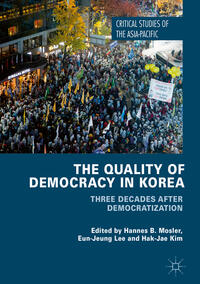 Vorderes Coverbild The Quality of Democracy in Korea
