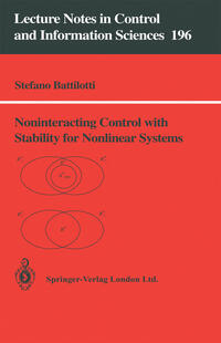 Vorderes Coverbild Noninteracting Control with Stability for Nonlinear Systems