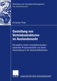 Vorderes Coverbild Gestaltung von Vertriebsstrukturen im Auslandsmarkt