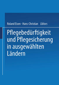 Vorderes Coverbild Pflegebedürftigkeit und Pflegesicherung in ausgewählten Ländern