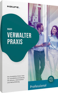 Vorderes Coverbild Haufe VerwalterPraxis Professional