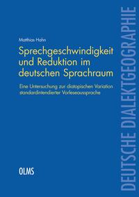 Vorderes Coverbild Sprechgeschwindigkeit und Reduktion im deutschen Sprachraum