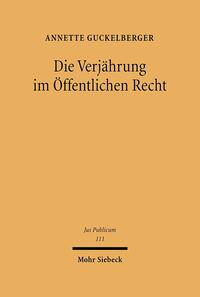 Vorderes Coverbild Die Verjährung im Öffentlichen Recht