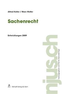 Vorderes Coverbild Sachenrecht, Entwicklungen 2009