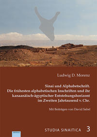 Vorderes Coverbild Sinai und Alphabetschrift
