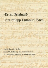 Vorderes Coverbild »Er ist Original!« Carl Philipp Emanuel Bach