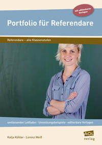 Vorderes Coverbild Portfolio für Referendare