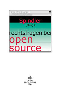 Vorderes Coverbild Rechtsfragen bei Open Source