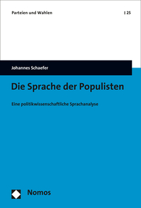 Vorderes Coverbild Die Sprache der Populisten
