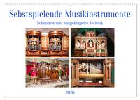 Vorderes Coverbild Selbstspielende Musikinstrumente (Wandkalender 2026 DIN A2 quer), CALVENDO Monatskalender