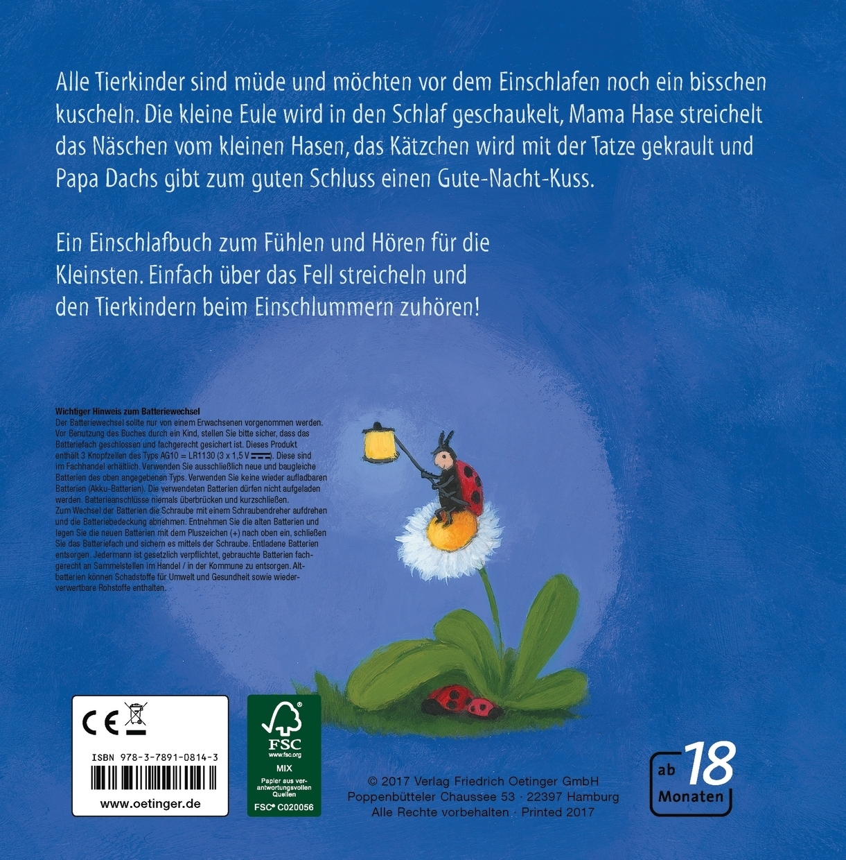 Rückseitencover Kraule mich, dann schlafe ich!