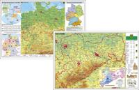 Vorderes Coverbild Deutschland physisch/Sachsen physisch