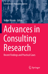 Vorderes Coverbild Advances in Consulting Research