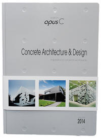 Vorderes Coverbild edition opus C - Concrete Architecture & Design (Volume 2014)