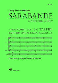 Vorderes Coverbild Sarabande (aus der Oper "Almira")
